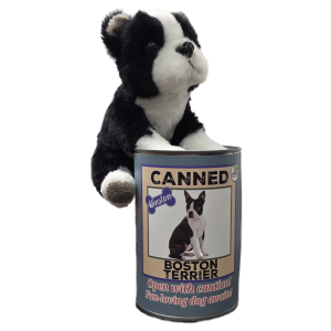 Canned Boston Terrier